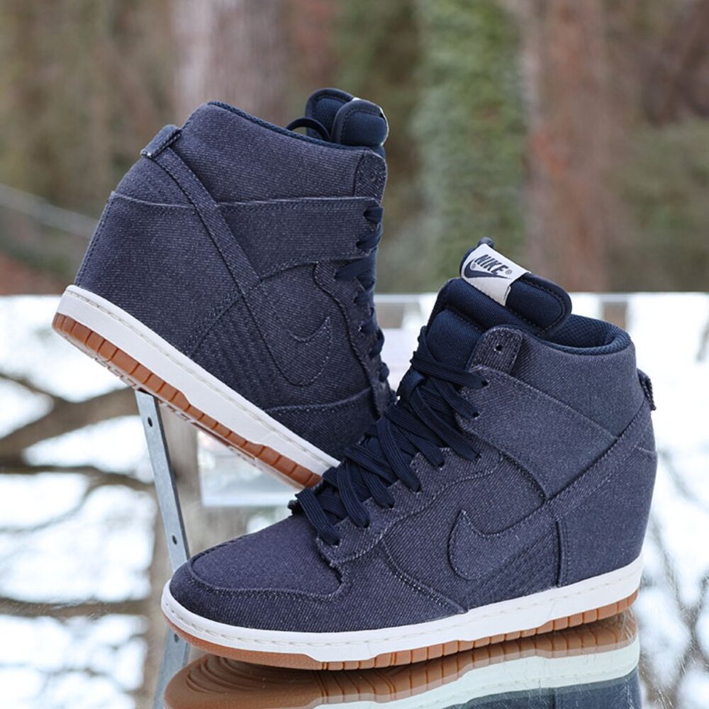 Nike Dunk Sky Hi Denim Blue 2014 - Picture 2 of 14